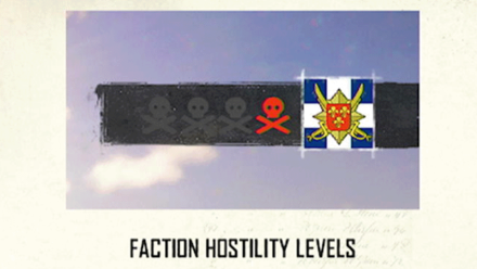 Skull and Bones - Faction Hostility Levels