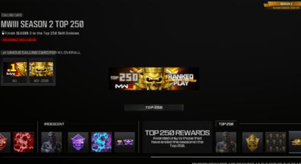 MW3 Ranked - Skill Division Rewards
