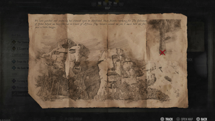 Skull and Bones - Sultanate of Sohar Treasure Treasure Map