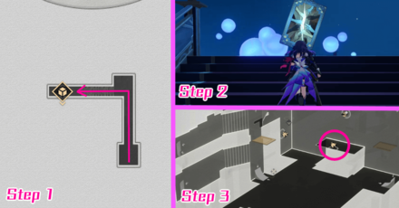 Honkai Star Rail - The Reverie (Dreamscape) Dream Jigsaw Puzzle 4 Location Step 2