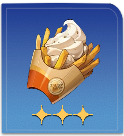 Potato Fries Sundae Item