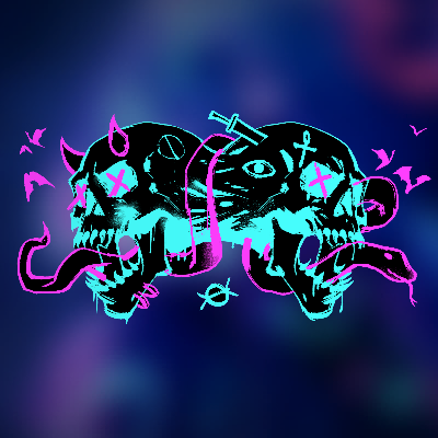 Twin Specters Large Decal