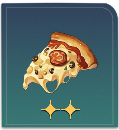 Clockie Pizza (Single Slice) Item