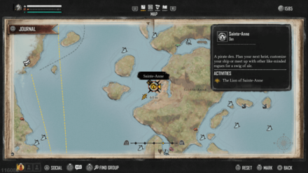 Skull and Bones - Map UI