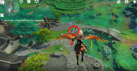 Genshin -  Lantern Rite 2024 Act 4 Quest - Go to the Village Beneath the Mountain