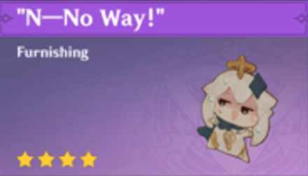 Genshin - Paimon Kite - N-No Way!