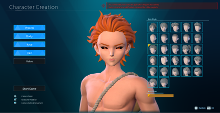 Palworld - Hair Character Creation
