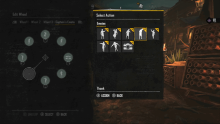 Skull and Bones - Emote Wheel