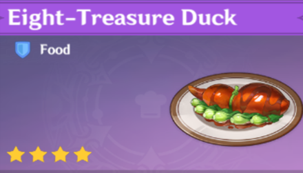 Genshin Impact - How to Get Eight-Treasure Duck and Effects