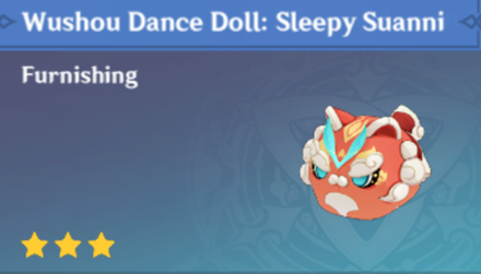 Genshin Impact - How to Get Wushou Dance Doll: Sleepy Suanni Furnishing