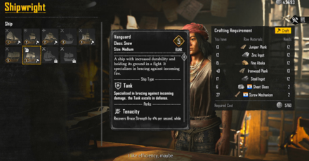 Skull and Bones - Craft Through the Shipwright