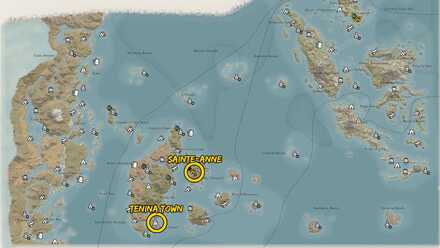 Tenina Town Location