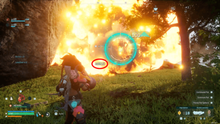 Palworld - Throw Sphere and Fire Weapon