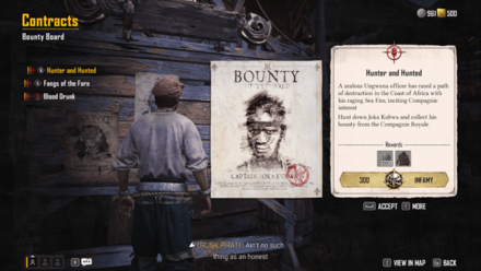 Skull and Bones - Bounty Board