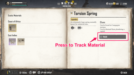 Skull and Bones - Press to Track Material