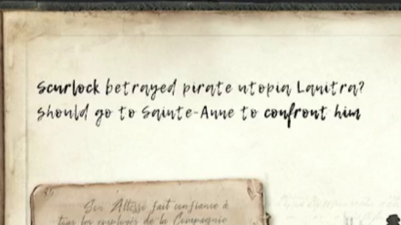 Skull and Bones - Head back to Sainte Anne