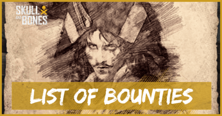Skull and Bones - List of Bounties and Elite Captains