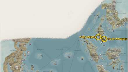 Fort Harimau Location
