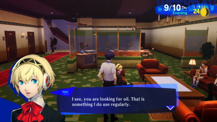 Persona 3 Reload - Bring me oil and How to Complete (P3R) Dorm Aigis