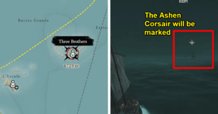 Skull and Bones - Ashen Corsair Three Brothers location
