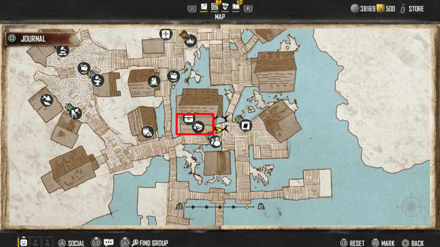 The Ashen Corsair - starting location