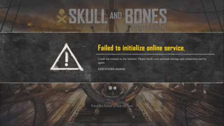 Skull and Bones - Cannot be Played Offline