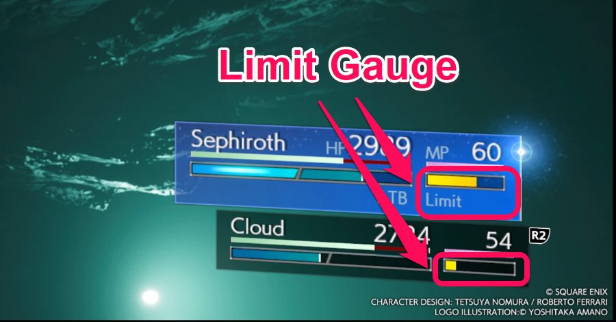 FF7 Rebirth - Limit Gauge