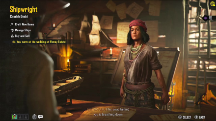 Skull and Bones - Talk to Ceudah Deski