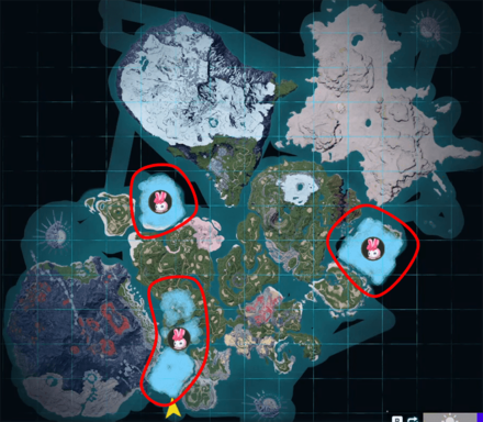 Palworld - Ribbuny Nighttime Habitat