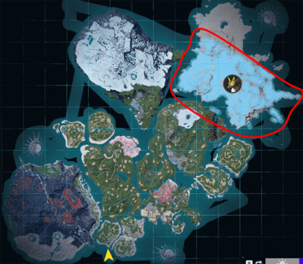 Palworld - Rayhound Nighttime Habitat