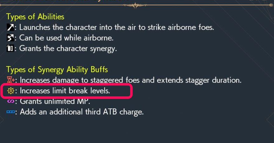 FF7 Rebirth - Synergy Buffs