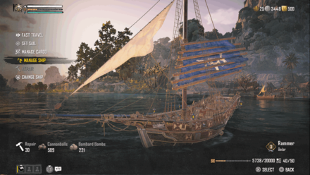 Skull and Bones - Dock on Land