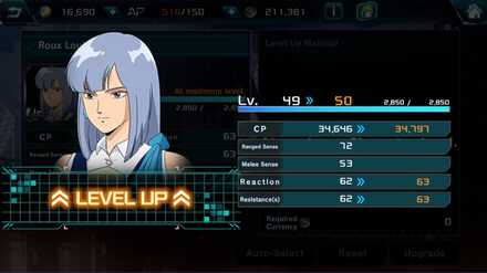 Roux Level Up - Gundam UC Engage