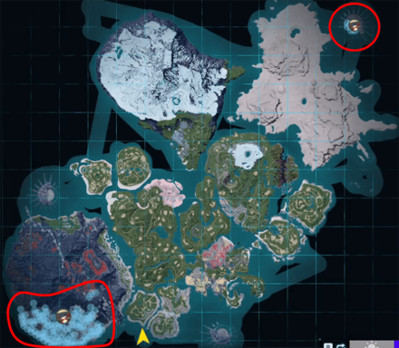 Palworld - Bushi Nighttime Habitat