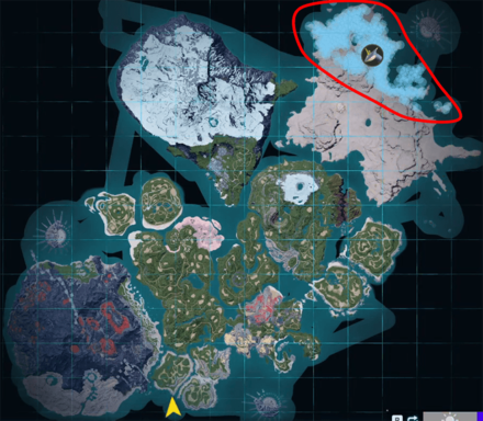 Palworld - Surfent Terra Nighttime Habitat