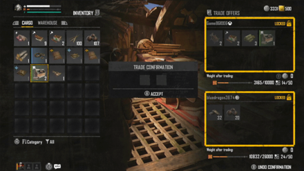 Skull and Bones - Confirm and Accept Trade