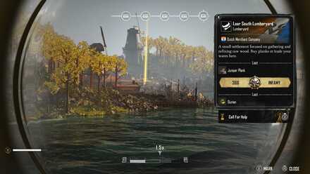 Laar South Lumberyard Map