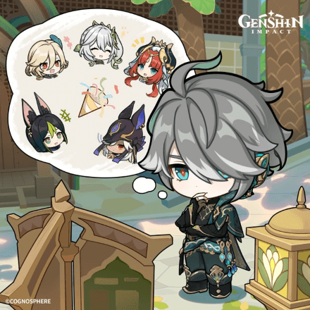 Genshin Impact - Alhaitham Birthday Art 2024