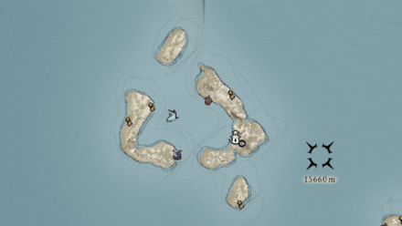 Skull and Bones - Kokok Terapung Map