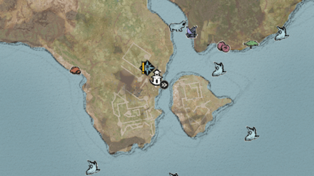 Skull and Bones - Fort Louis Map