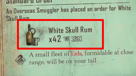 Skull and Bones Order Wares Needed