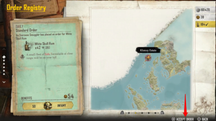 Skull and Bones Accept Order