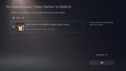 How to Preload FF7 Rebirth