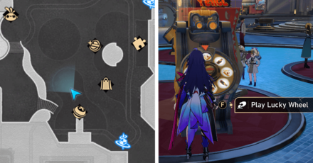 Honkai Star Rail - Lucky Wheel Location