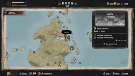 From the Deep - starting location