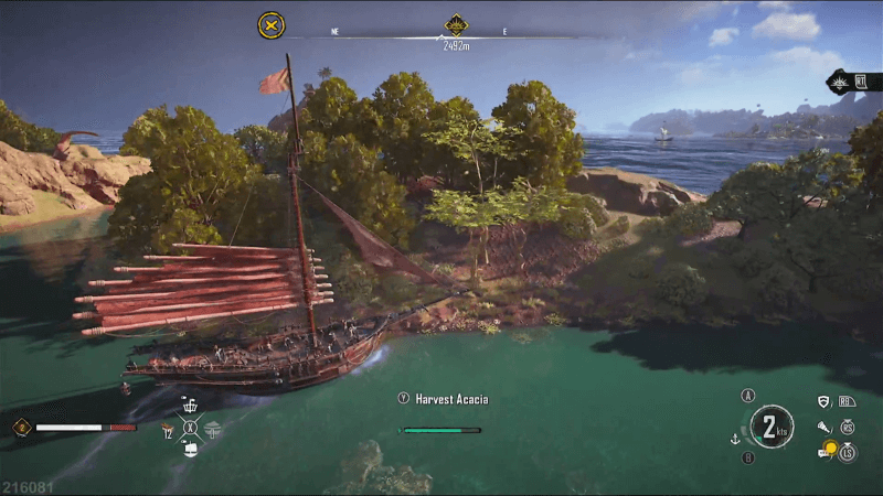 Skull and Bones - Approaching Gathering Spots