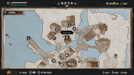 Hammer and Plunder - starting location