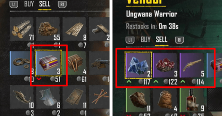 Skull and Bones Green and Red Arrows