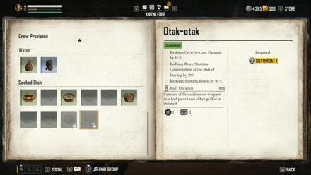 Skull and Bones - Locked Recipe