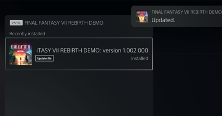 FF7 Rebirth - Demo Part 2 Update